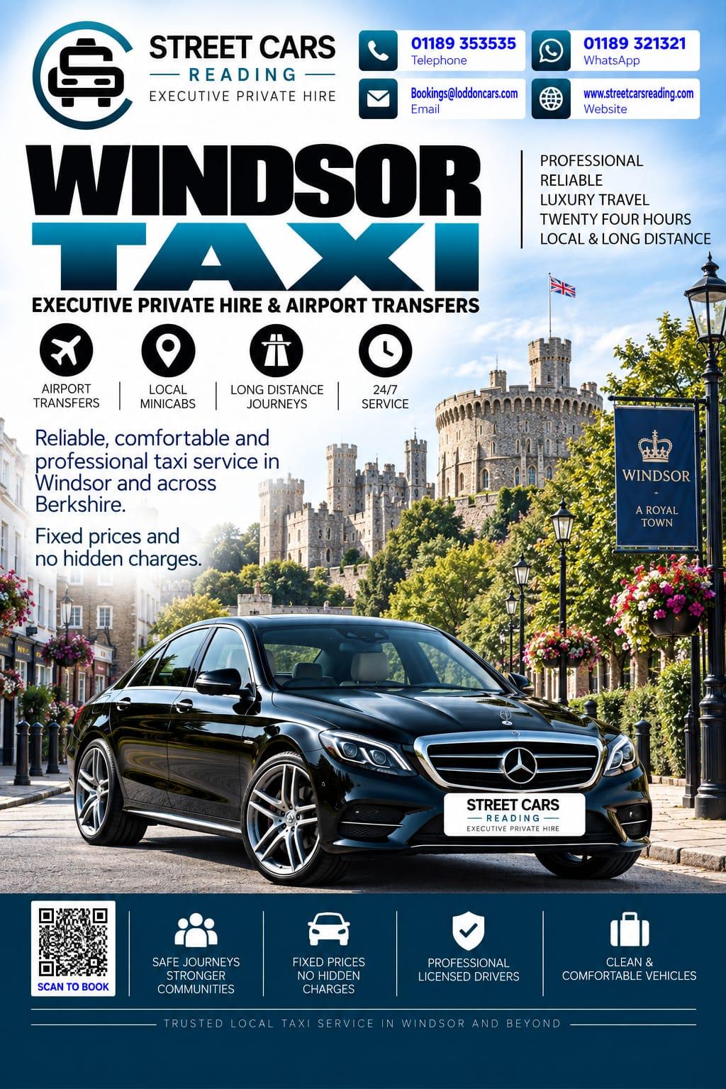 Windsor taxi service in Berkshire