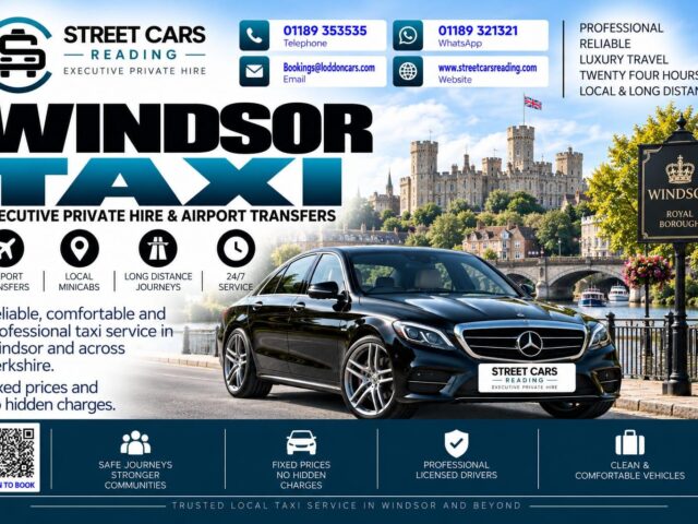 Windsor Taxi Street Cars Reading