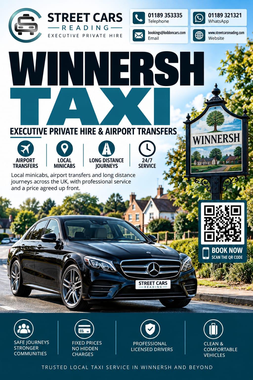 Winnersh taxi service in Berkshire