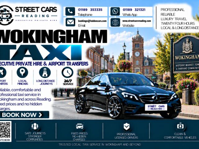 Wokingham Taxi Street Cars Reading