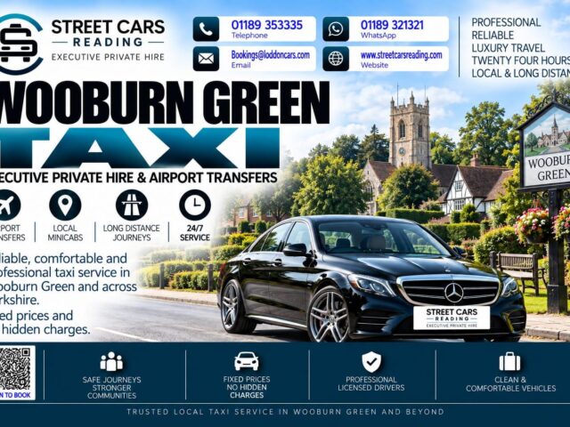 Wooburn Green Taxi Street Cars Reading