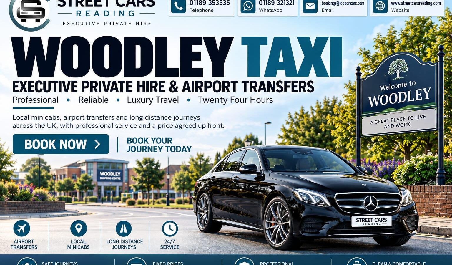 Woodley Taxi Reliable Private Hire
