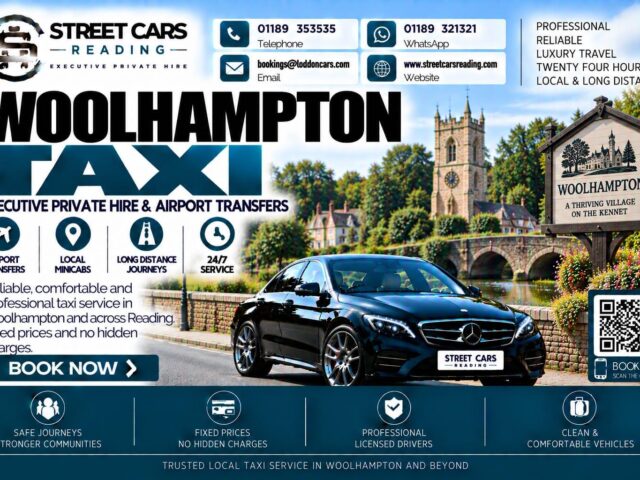 Woolhampton Taxi Street Cars Reading