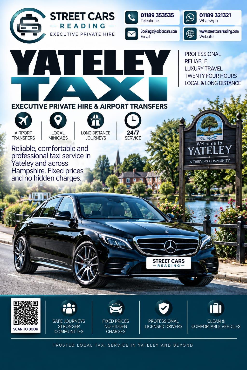 Yateley taxi service in Hampshire